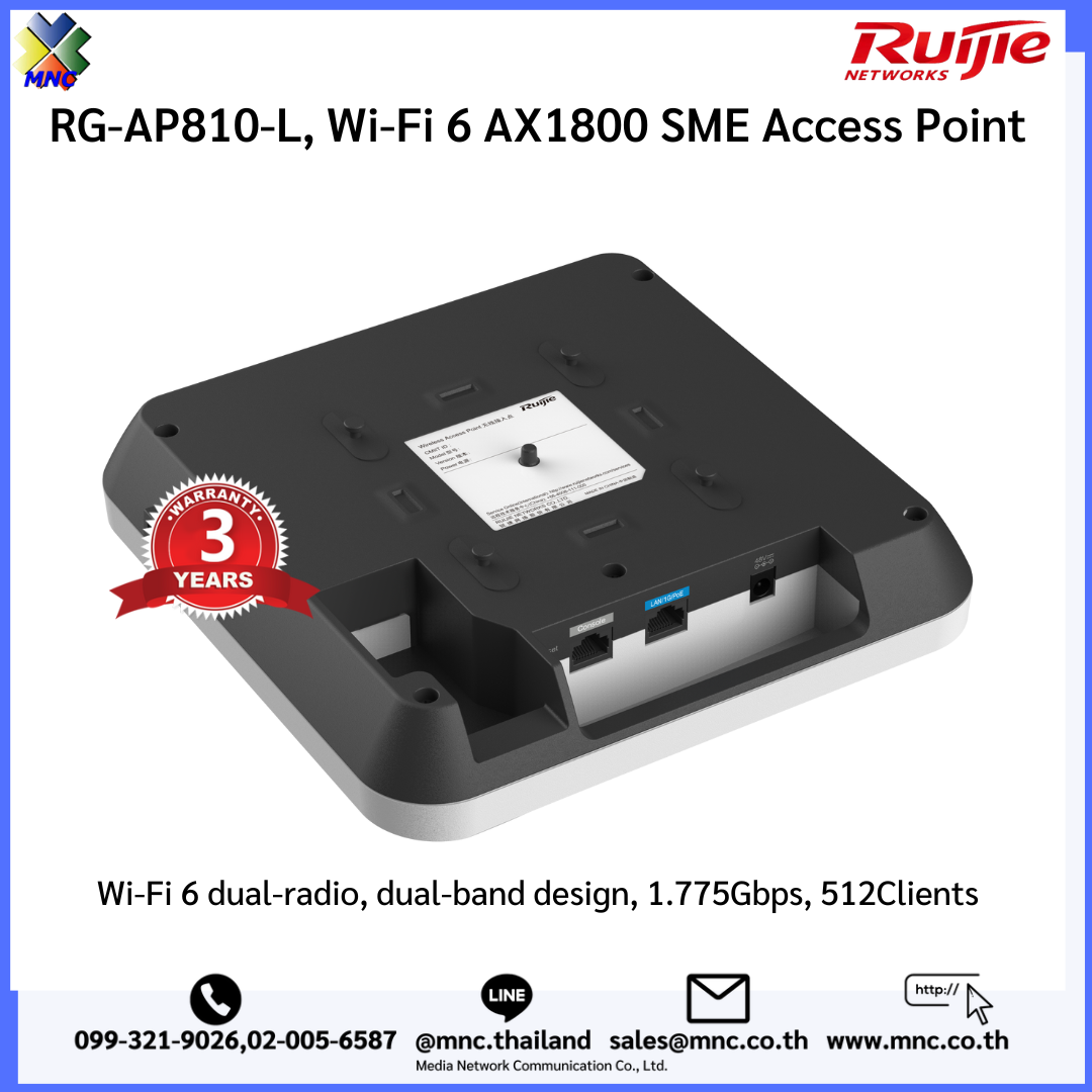 RG-AP810-L, Wi-Fi 6 AX1800